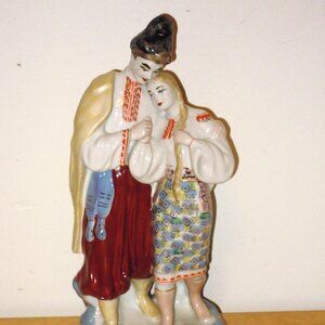 ZHK Polonne 11" Vintage Soviet Porcelain Figurine May Night Ukraine USSR RUSSIA